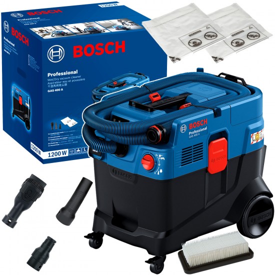 Шлайфмашина жираф за стени GTR 550 Professional + Прахосмукачка Bosch GAS 400 A - 1200W, 40л
