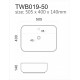 Умивалник за баня TWB019A