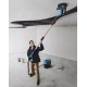 Шлайфмашина жираф за стени GTR 550 Professional + Прахосмукачка Bosch GAS 400 A - 1200W, 40л