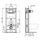 WC комплект за вграждане Connect Air Rimless+ R052501