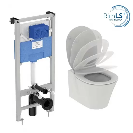 WC комплект за вграждане Connect Air Rimless+ R052501