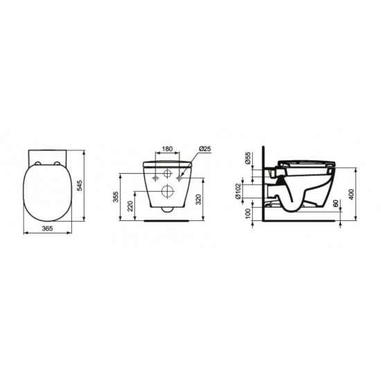WC КОМПЛЕКТ ЗА ВГРАЖДАНЕ CONNECT R052601