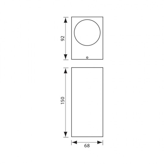 Фасадно осветително тяло PORTO/SQ ∙ 2 x GU10 ∙ бял ∙ IP44 VIV004667 Фасадно осветително тяло PORTO/SQ ∙ 2 x GU10 ∙ бял ∙ IP44 VIV004667