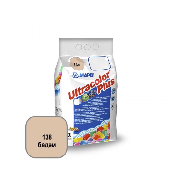 Фугираща смес Mapei Ultracolor Plus цвят 138 Бадем 2кг Фугираща смес Mapei Ultracolor Plus цвят 138 Бадем 2кг