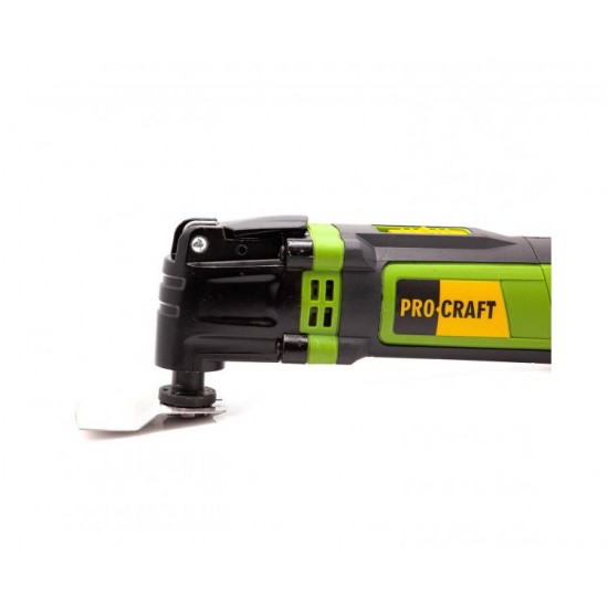 Мултифункционален инструмент, 400 W , 15000-21000 об/мин. PMT650E PROCRAFT Мултифункционален инструмент, 400 W , 15000-21000 об/мин. PMT650E PROCRAFT
