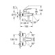 СМЕСИТЕЛ ЗА ВАНА/ДУШ GROHE EUROSMART ЕДНОРЪКОХВАТКОВ 33300003 СМЕСИТЕЛ ЗА ВАНА/ДУШ GROHE EUROSMART ЕДНОРЪКОХВАТКОВ 33300003