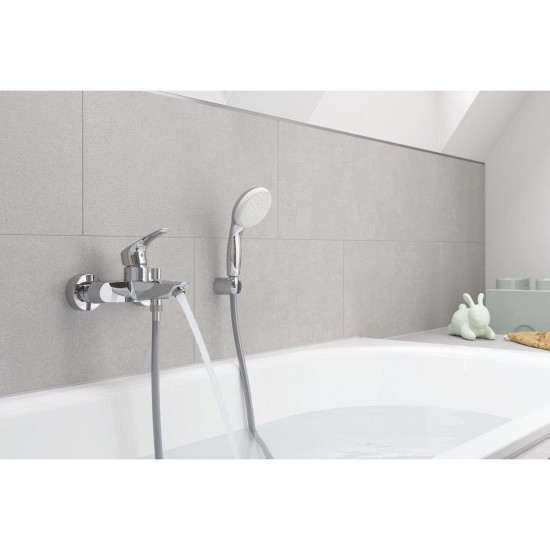 СМЕСИТЕЛ ЗА ВАНА/ДУШ GROHE EUROSMART ЕДНОРЪКОХВАТКОВ 33300003 СМЕСИТЕЛ ЗА ВАНА/ДУШ GROHE EUROSMART ЕДНОРЪКОХВАТКОВ 33300003
