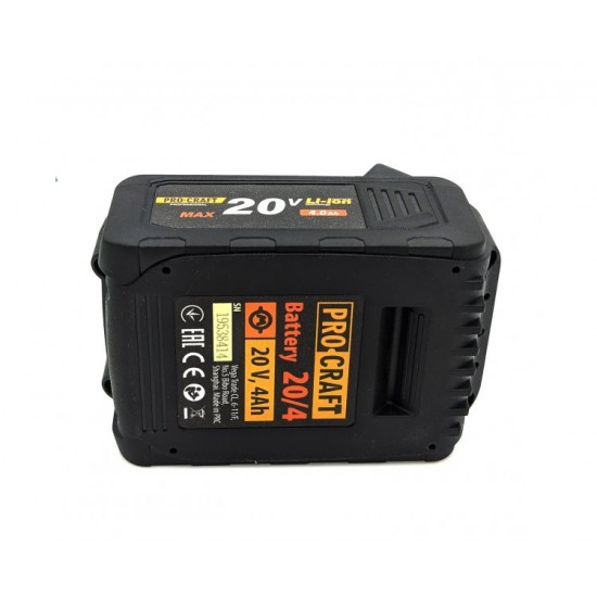 Батерия 20V, 4Ah  20/4 PROCRAFT