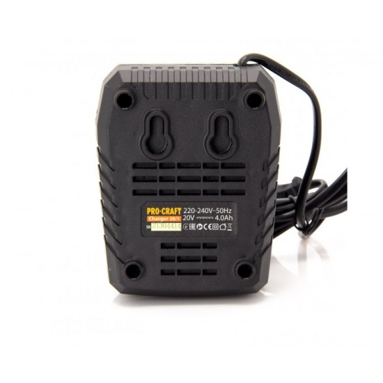 Зарядно единично 20V (бързо зареждане) PROCRAFT 