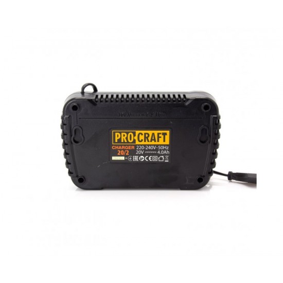 Зарядно единично 20V (бързо зареждане) PROCRAFT 