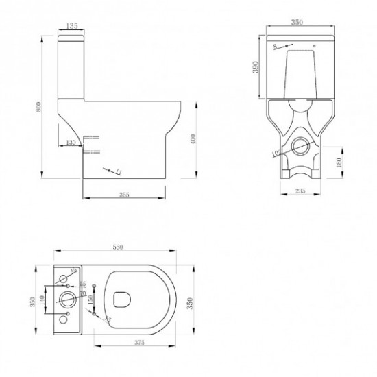 Моноблок ICC 6582P COMPACT /къса проекция/