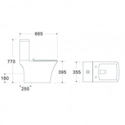 Моноблок ICC 7837S PP RIMLESS Моноблок ICC 7837S PP RIMLESS