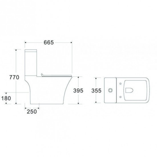 Моноблок ICC 7837S PP RIMLESS Моноблок ICC 7837S PP RIMLESS
