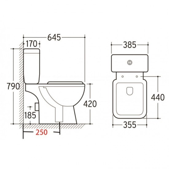 Моноблок ICC 8036 S PP RIMLESS Моноблок ICC 8036 S PP RIMLESS