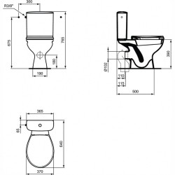Моноблок Ulysse S WC - W836001