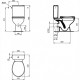 Моноблок Ulysse S WC - W836001 Моноблок Ulysse S WC - W836001